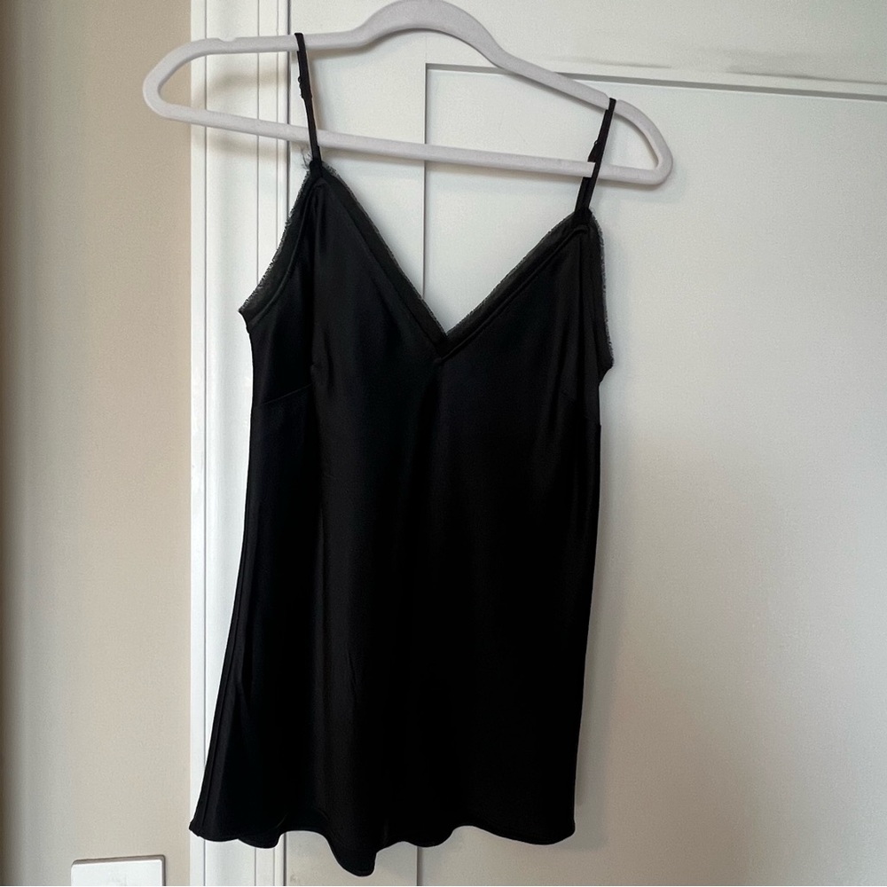 FRAME black silk cami